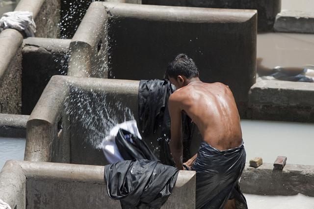009 Mumbai, Dhobi Ghat, Wasserij.jpg